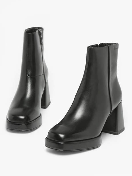 Bottines Ã  Talon En Cuir Tamaris Noir women 41 vue secondaire 1
