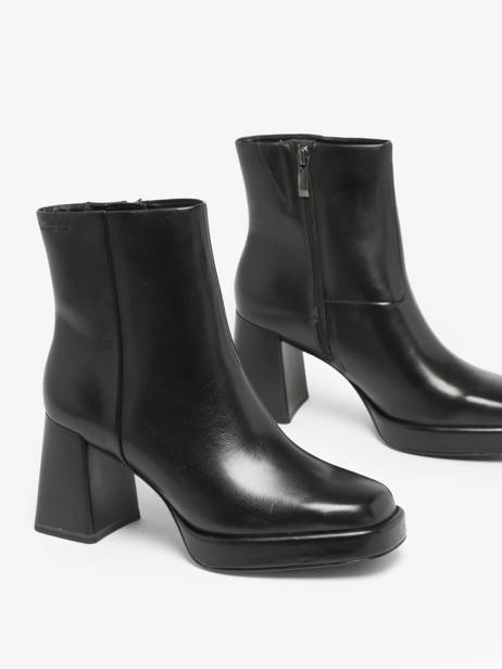 Bottines Ã  Talon En Cuir Tamaris Noir women 41 vue secondaire 3