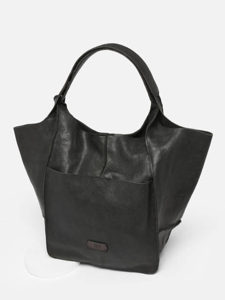 Sac PortÃ© Ã©paule Heritage Cuir Biba Noir heritage HOM1L vue secondaire 2