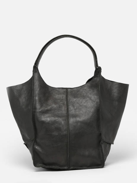 Sac PortÃ© Ã©paule Heritage Cuir Biba Noir heritage HOM1L vue secondaire 4
