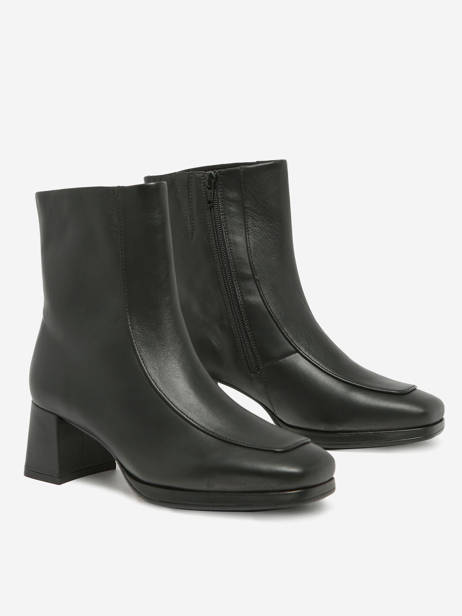 Bottines Ã  Talon En Cuir Gabor Noir women 57 vue secondaire 4