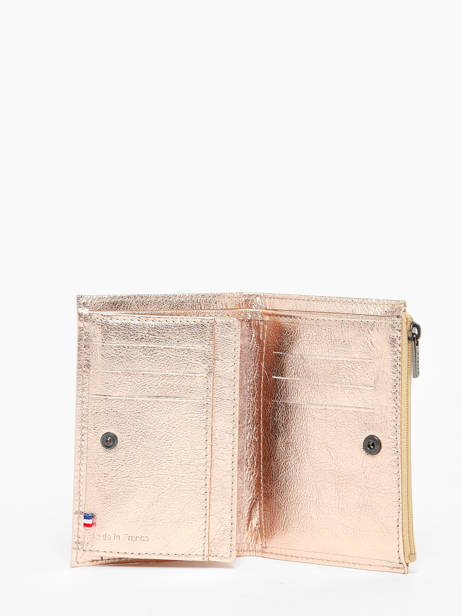 Portefeuille Etincelle IrisÃ©e Cuir Etrier Rose etincelle irisee EETI619 vue secondaire 1