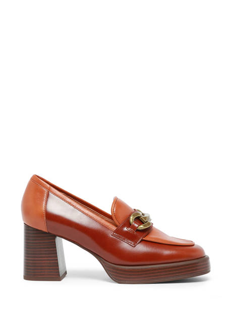 Mocassins Ã  Talon Limon En Cuir Mam'zelle Marron women CSIXV21