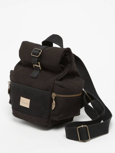 Sac Ã  Dos Rolltop S Narcisse Woomen Noir narcisse WNAR04 vue secondaire 2