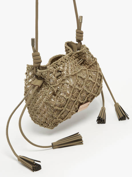 Sac Bandoulière Tanaisie Jute Woomen Vert tanaisie WTAN06 vue secondaire 2