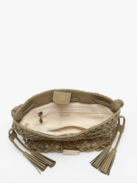 Sac Bandoulière Tanaisie Jute Woomen Vert tanaisie WTAN06 vue secondaire 3