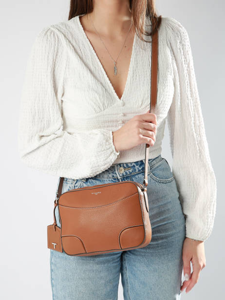 Sac BandouliÃ¨re Romy Cuir Le tanneur Marron romy TROM1112 vue secondaire 1