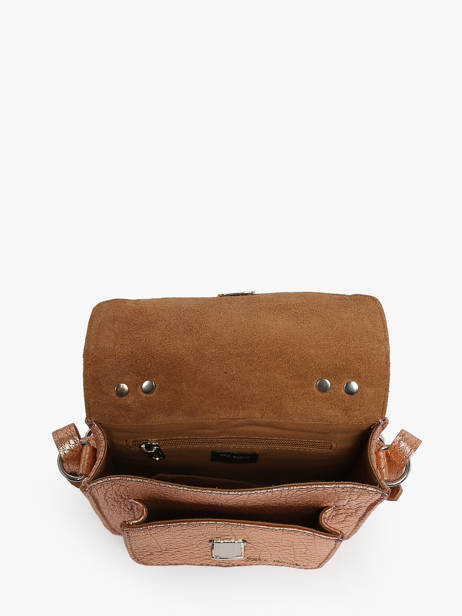 Sac BandouliÃ¨re Mademoiselle George Xs Cuir Paul marius Rose vintage GEORGEXS vue secondaire 3