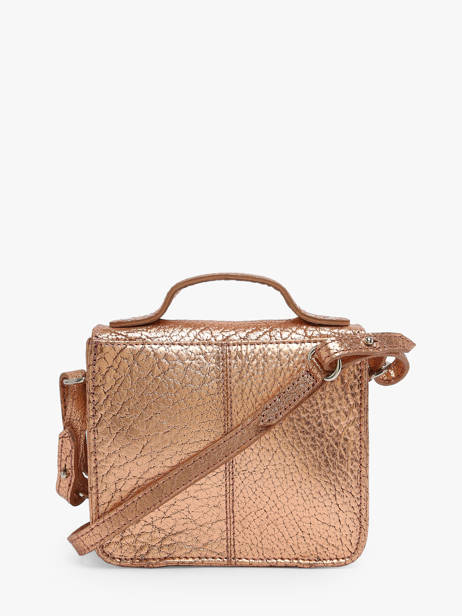 Sac BandouliÃ¨re Mademoiselle George Xs Cuir Paul marius Rose vintage GEORGEXS vue secondaire 4