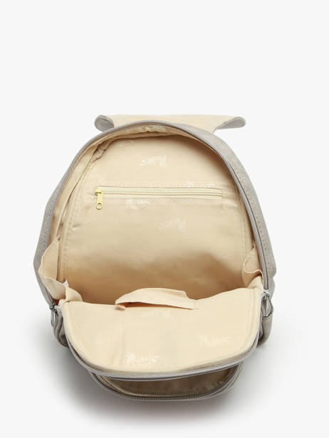 Sac Ã  Dos Miniprix Gris basic DD25 vue secondaire 3