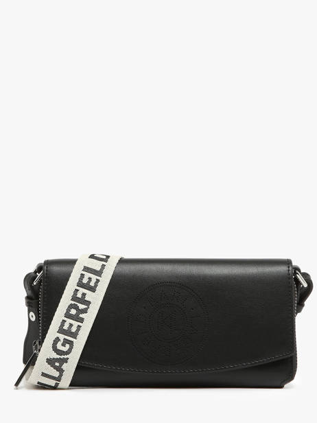 Sac BandouliÃ¨re K/circle Cuir Karl lagerfeld Noir k circle 241W3219