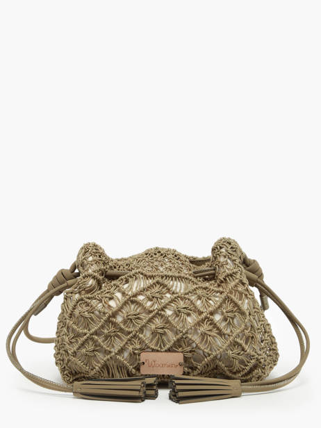 Sac Bandoulière Tanaisie Jute Woomen Vert tanaisie WTAN06