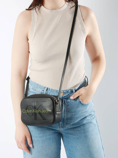 Sac BandouliÃ¨re Sculpted Calvin klein jeans Noir sculpted K610275 vue secondaire 1