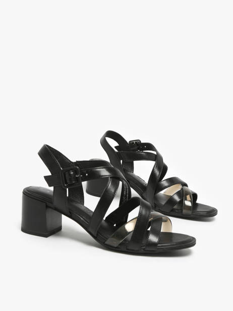 Sandales Ã  Talon En Cuir Tamaris Noir women 42 vue secondaire 2