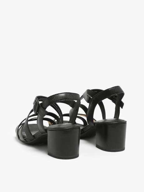 Sandales Ã  Talon En Cuir Tamaris Noir women 42 vue secondaire 3