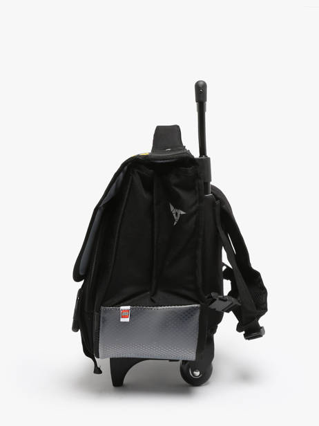 Cartable Ã  Roulettes 2 Compartiments Lego Noir ninjago prime empire 21 vue secondaire 2