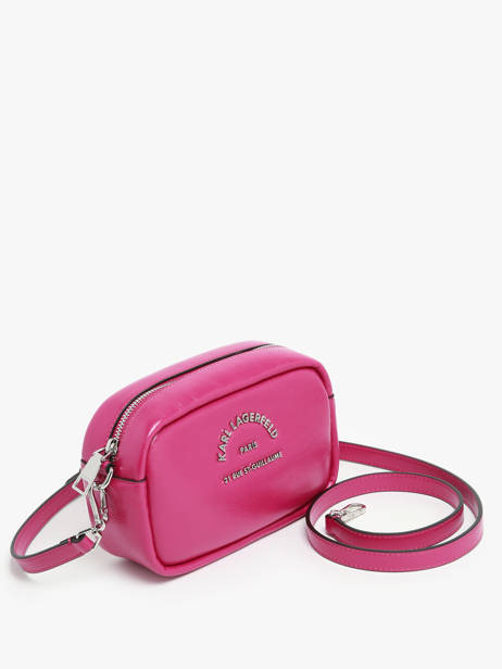 Sac BandouliÃ¨re Rsg Polyurethane Karl lagerfeld Rose rsg 245W3096 vue secondaire 2