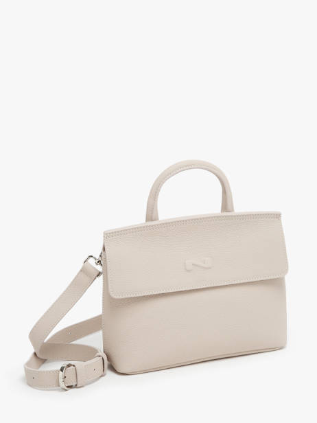 Sac BandouliÃ¨re Calie Cuir Nathan baume Beige nathan 19 vue secondaire 2