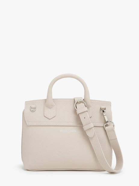 Sac BandouliÃ¨re Calie Cuir Nathan baume Beige nathan 19 vue secondaire 4