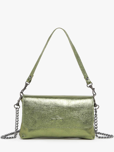 Sac BandouliÃ¨re Nine Cuir Milano Vert nine NI24063