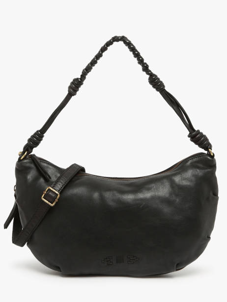 Sac PortÃ© Ã©paule Heritage Cuir Biba Noir heritage NIL1L