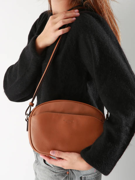 Sac BandouliÃ¨re Confort Cuir Hexagona Marron confort 469993 vue secondaire 1