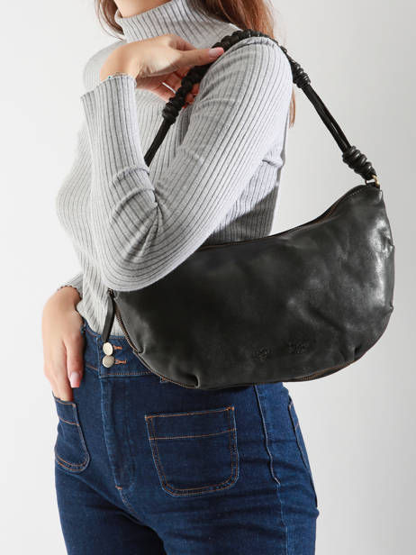 Sac PortÃ© Ã©paule Heritage Cuir Biba Noir heritage NIL1L vue secondaire 1