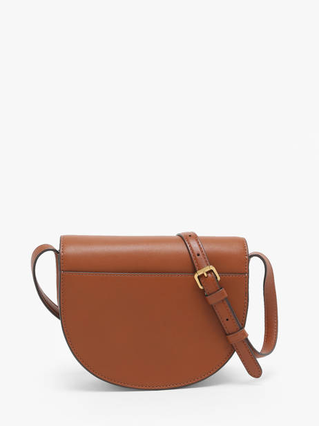 Sac BandouliÃ¨re Anstey Cuir Lauren ralph lauren Marron anstey 31950130 vue secondaire 4