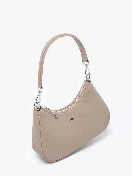 Sac PortÃ© Ã©paule Daily City Lacoste Beige daily city NF4756DZ vue secondaire 2