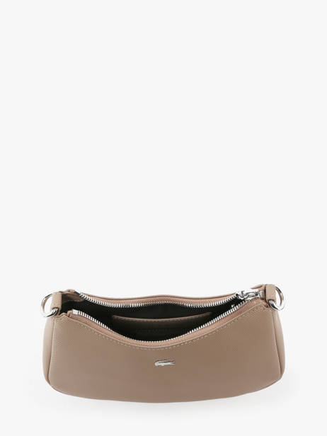 Sac PortÃ© Ã©paule Daily City Lacoste Beige daily city NF4756DZ vue secondaire 3