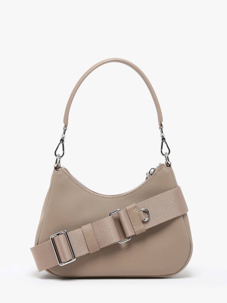 Sac PortÃ© Ã©paule Daily City Lacoste Beige daily city NF4756DZ vue secondaire 4