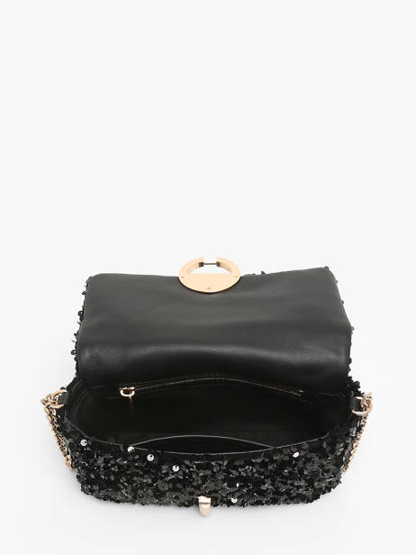 Moyen Sac BandouliÃ¨re Moon Ã  Sequins Vanessa bruno Noir moon 39V40533 vue secondaire 3
