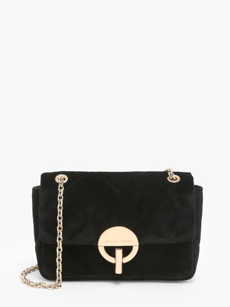 Moyen Sac BandouliÃ¨re Moon En Velours Vanessa bruno Noir moon 42V40533