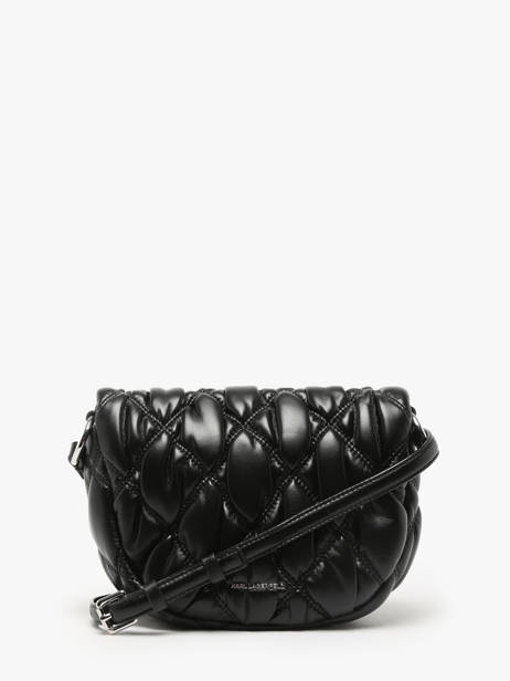Sac BandouliÃ¨re K Signature Karl lagerfeld Noir k signature 246W3008 vue secondaire 4