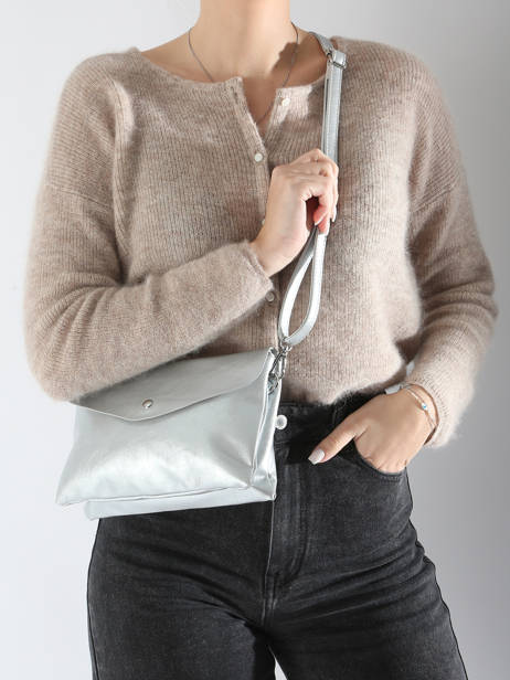 Sac BandouliÃ¨re Venus Miniprix Argent venus F2315 vue secondaire 1