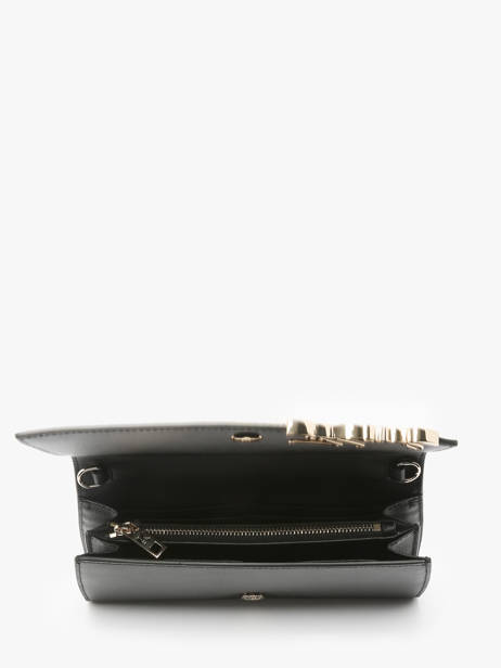 Sac BandouliÃ¨re K Signature Cuir Karl lagerfeld Noir k signature A1W32068 vue secondaire 3