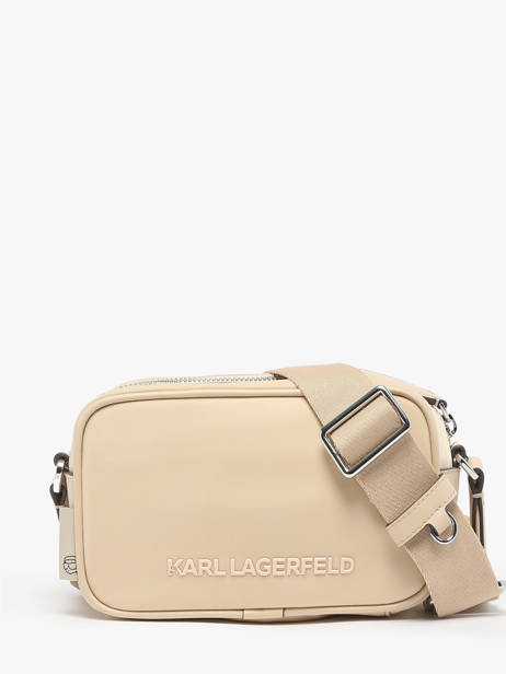Sac BandouliÃ¨re K Ikon Nylon Karl lagerfeld Beige k ikon A1W30127 vue secondaire 3
