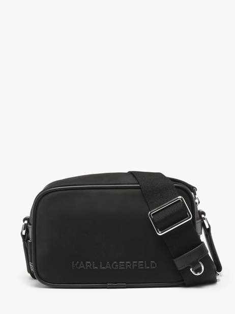 Sac BandouliÃ¨re K Ikon Nylon Karl lagerfeld Noir k ikon A1W30127 vue secondaire 3