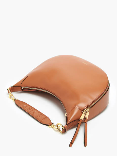 Sac PortÃ© Ã©paule Origami Cuir Lancel Marron origami A13314 vue secondaire 1