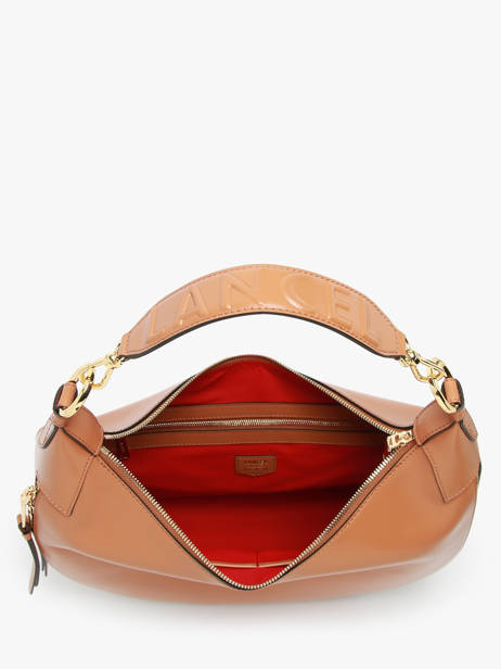Sac PortÃ© Ã©paule Origami Cuir Lancel Marron origami A13314 vue secondaire 2