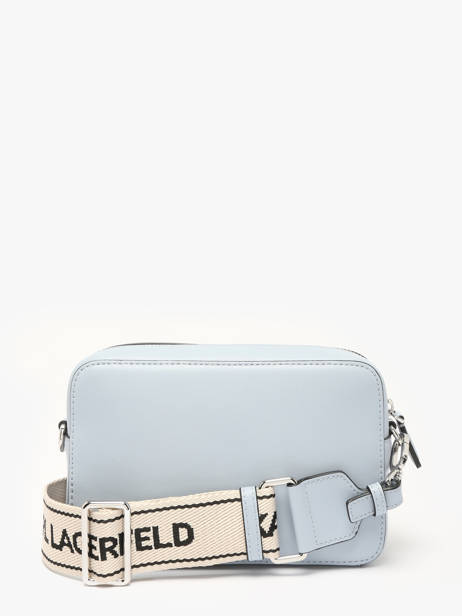 Sac BandouliÃ¨re K Lock Cuir Karl lagerfeld Bleu k lock A1W30406 vue secondaire 3