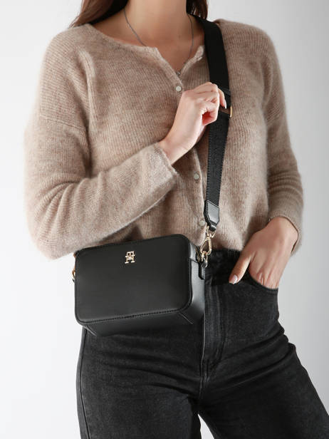 Sac BandouliÃ¨re Th Soft Tommy hilfiger Noir th soft AW16906 vue secondaire 1
