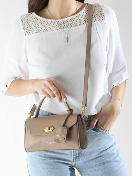 Sac Ã  Main Donna Grace Cuir Lancaster Beige donna grace 73 vue secondaire 1