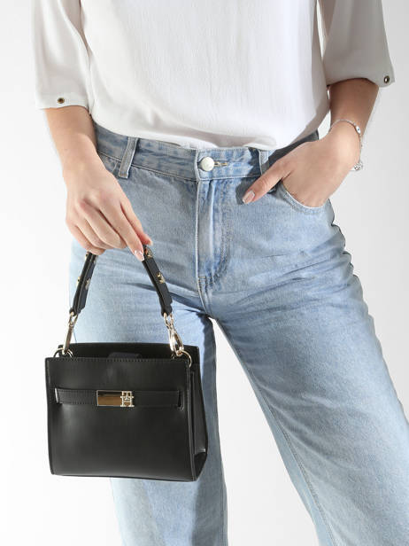 Sac BandouliÃ¨re Th Heritage Tommy hilfiger Noir th heritage AW16896 vue secondaire 1