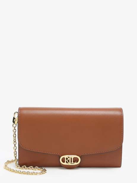 Sac BandouliÃ¨re Adair Cuir Lauren ralph lauren Marron adair 32964152