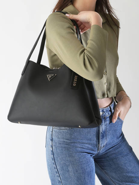 Sac PortÃ© Ã©paule Nolana Guess Noir nolana VG950722 vue secondaire 1