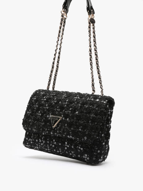 Sac BandouliÃ¨re Giully Guess Noir giully BB874820 vue secondaire 2