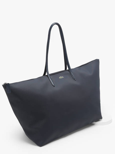 Sac PortÃ© Ã©paule A4 L.12.12 Concept Lacoste Bleu l.12.12 concept NF4960PO vue secondaire 2