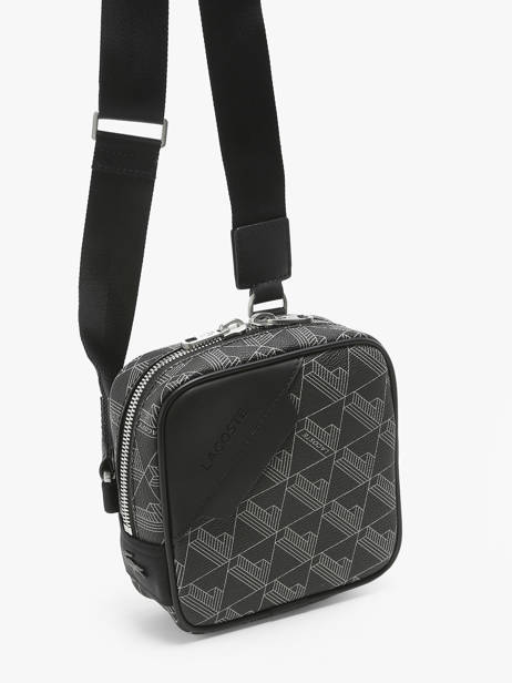 Sac BandouliÃ¨re Lacoste Noir the blend NH4842LX vue secondaire 1