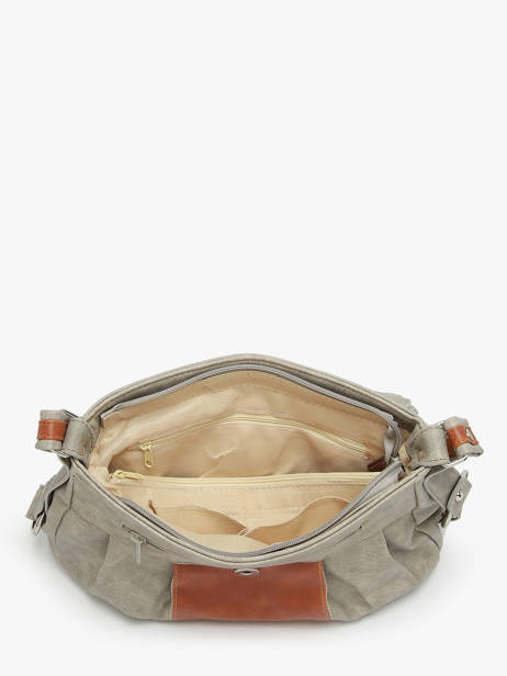 Sac BandouliÃ¨re Basic Miniprix Gris basic DD116 vue secondaire 2